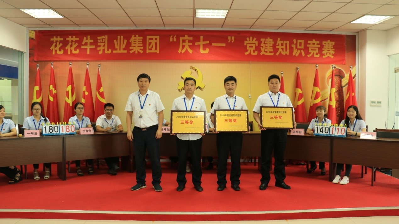 知識(shí)競賽爭先鋒   比學(xué)趕超展風(fēng)采 —— 花花牛乳業(yè)集團(tuán)黨委舉辦慶 “七一”黨建知識(shí)競賽